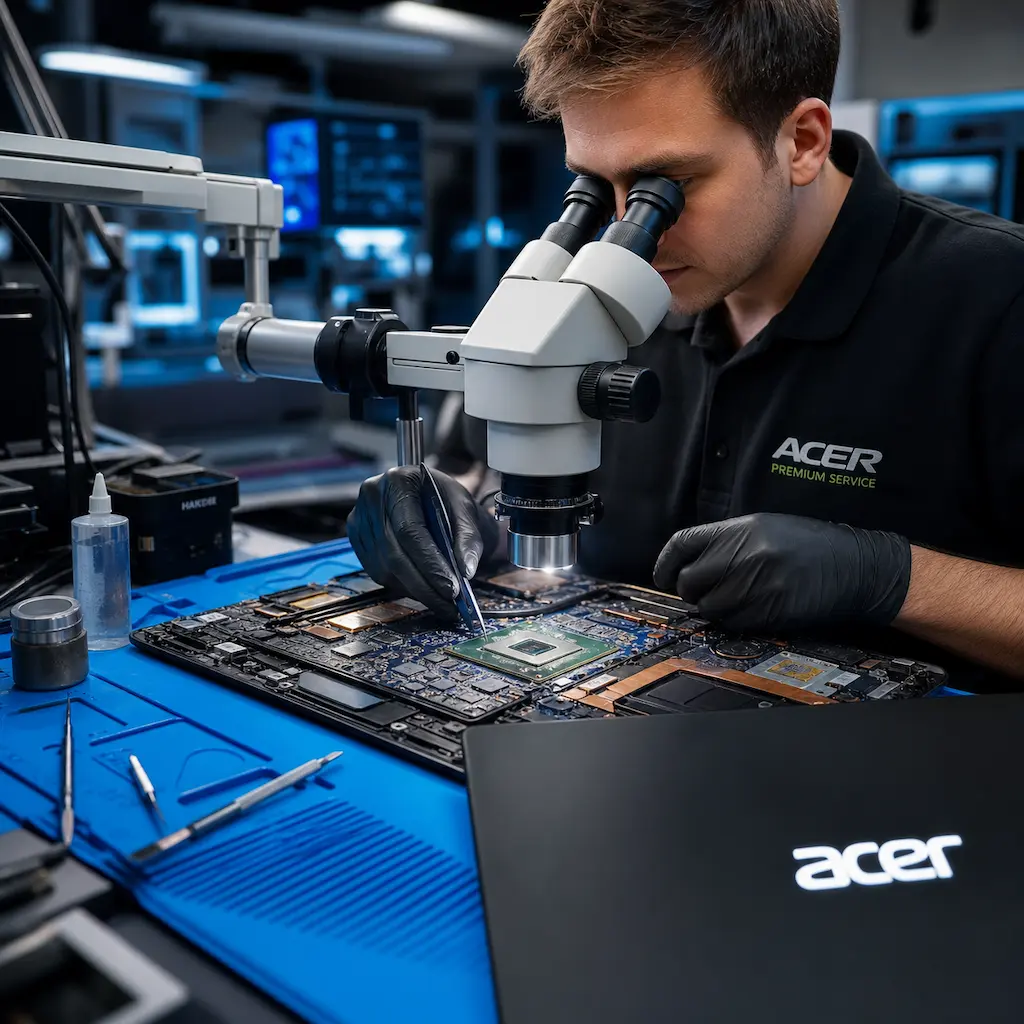 Замена видеокарты ноутбука Acer в Климовске