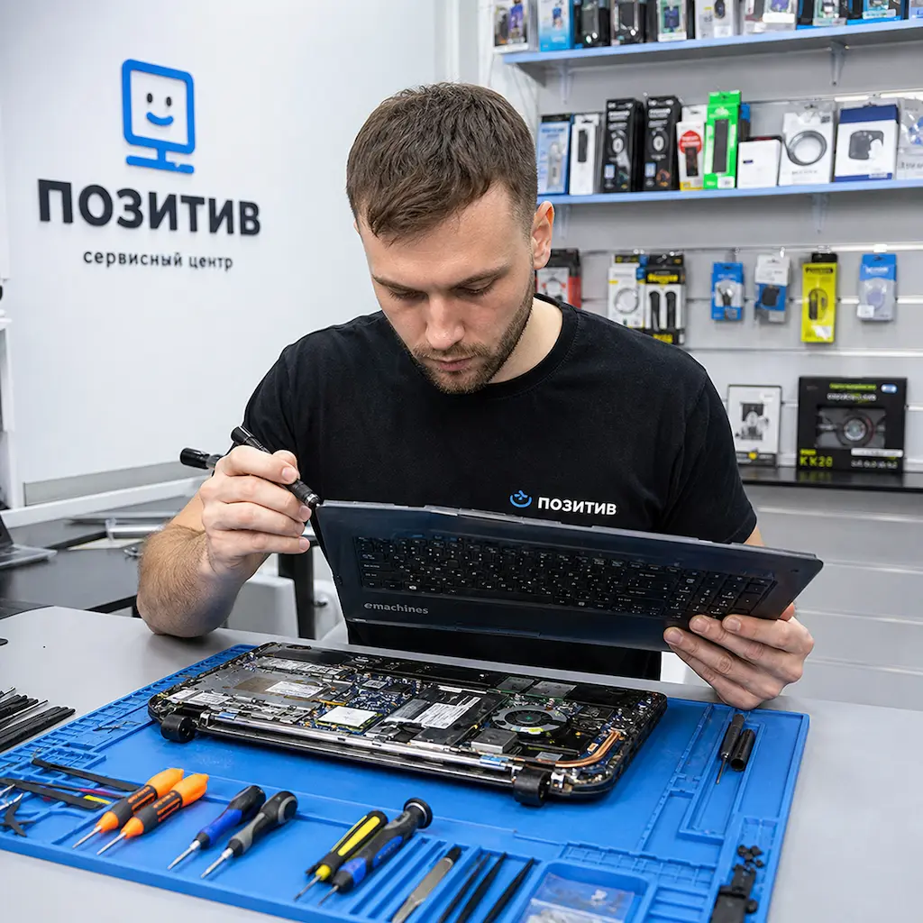 заменить клавиатуру на ноутбуке Emachines в Климовске