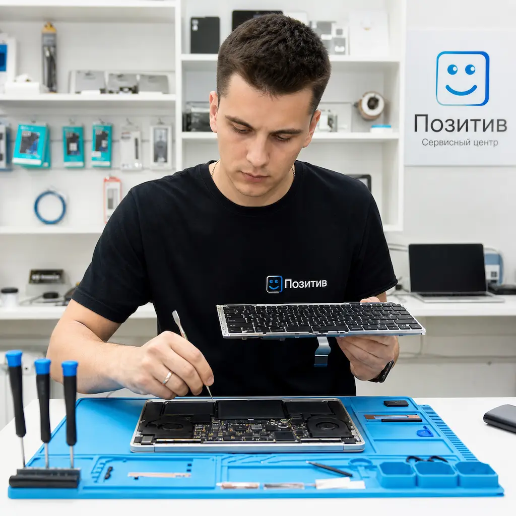 заменить клавиатуру на Apple Macbook в Климовске