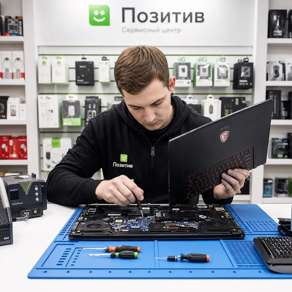 заменить клавиатуру на ноутбуке MSI в Климовске