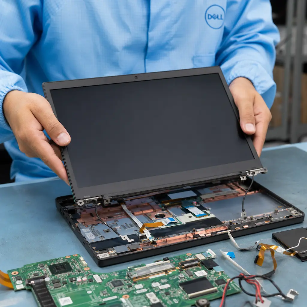 заменить матрицу ноутбука Dell в Климовске