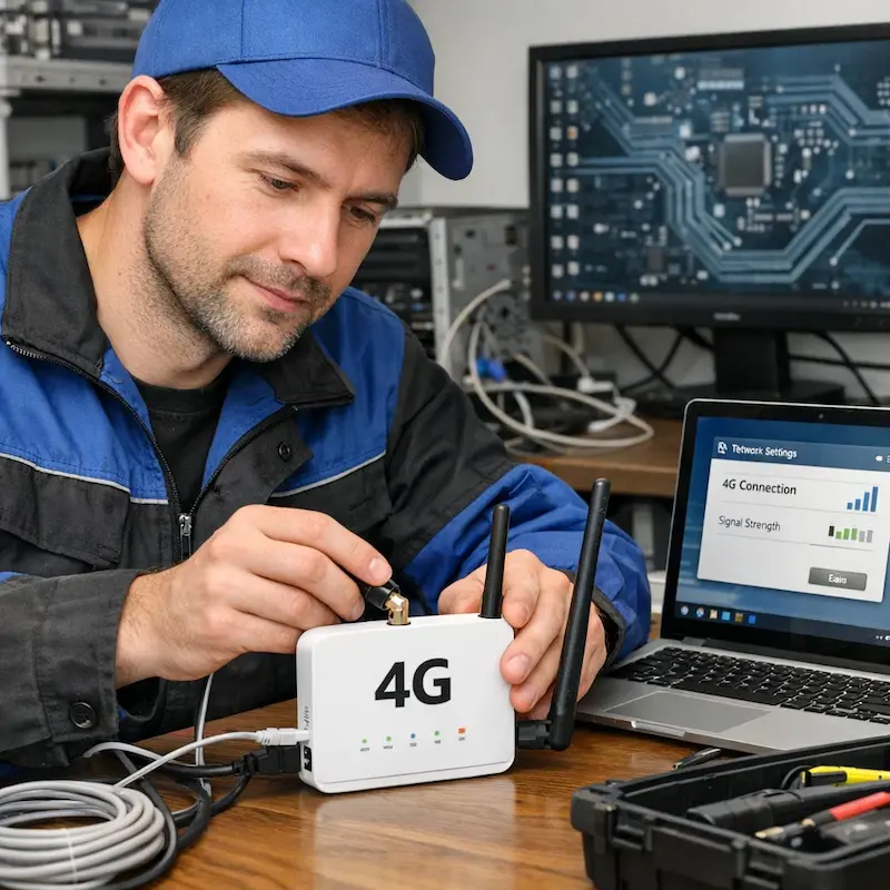 Настройка 4G модема в Климовске