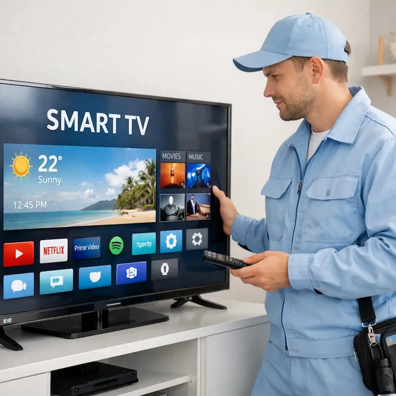 Настройка Smart TV в Климовске
