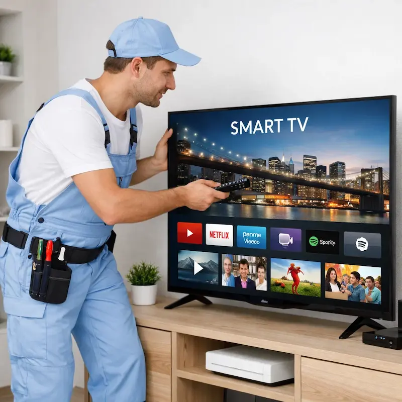 Как вызвать мастера для настройки Smart TV в Климовске