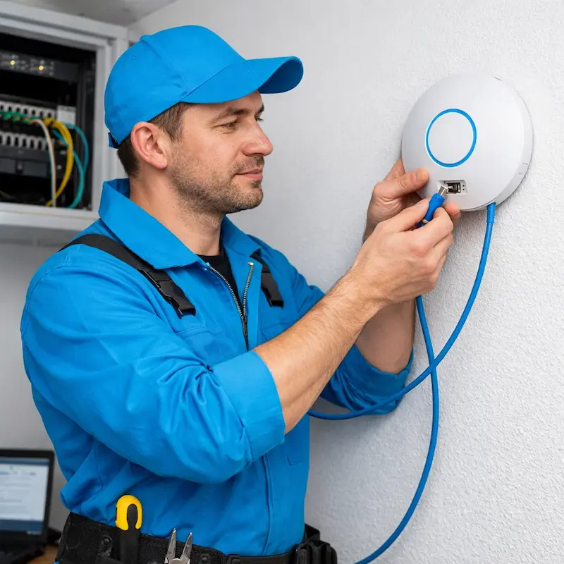 Подключение точки доступа в Климовске