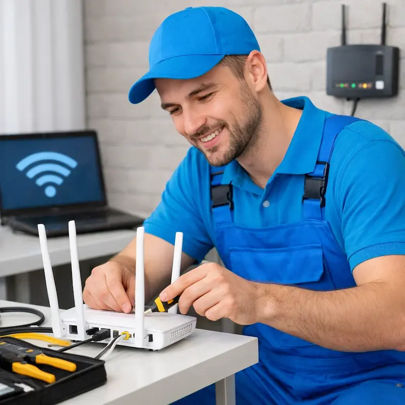 Настройка Wi - Fi в Климовске