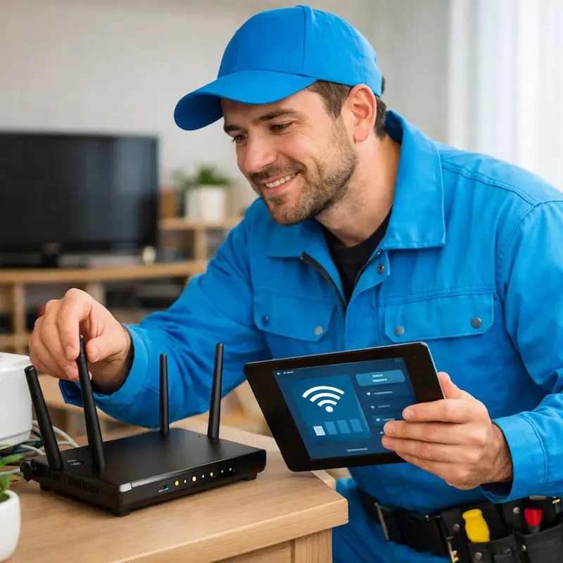 Настройка Wi-Fi для квартиры, дома и офиса в Климовске