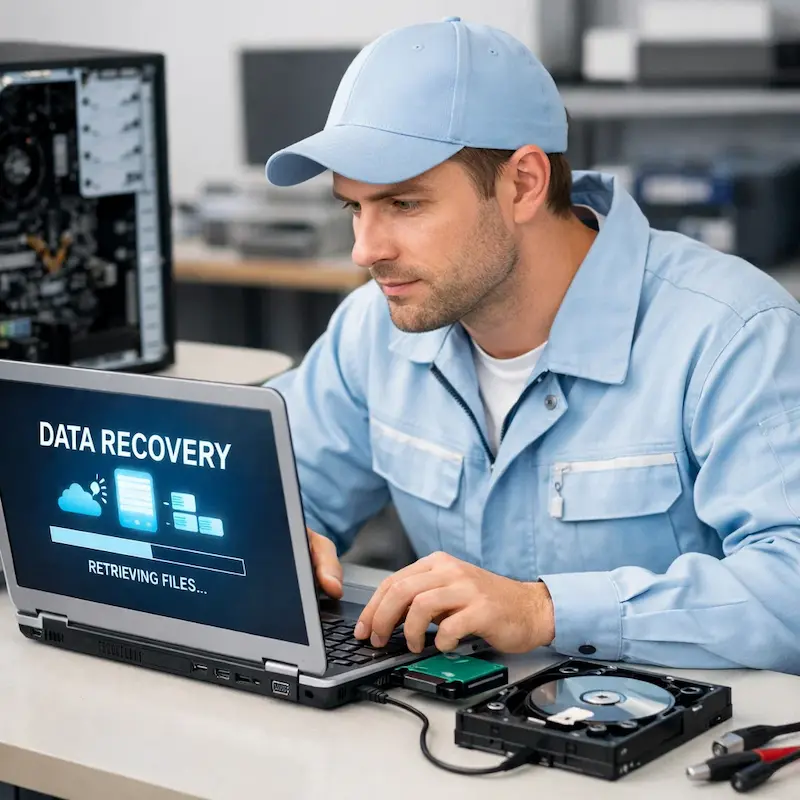 Восстановление данных и файлов в Климовске