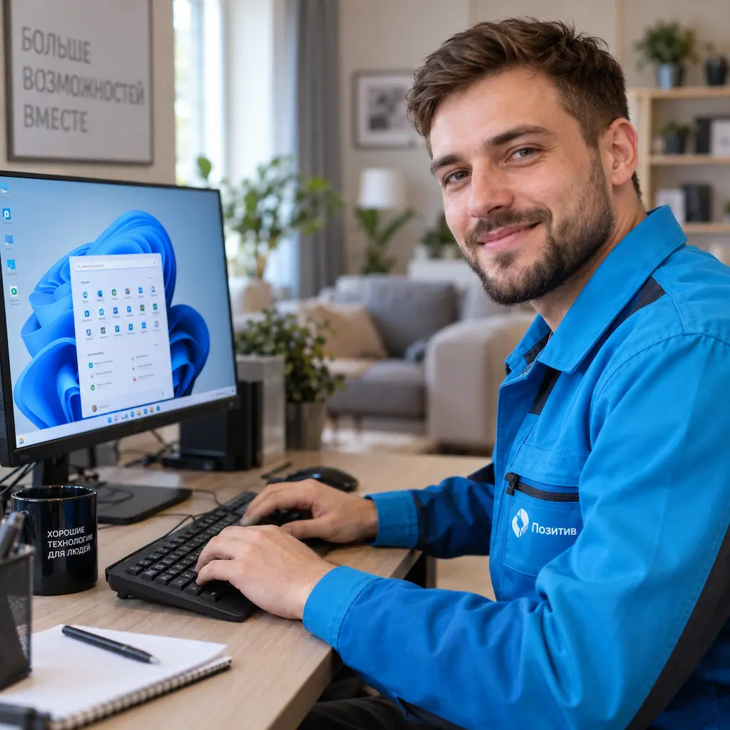Настройка Windows в Климовске на дому