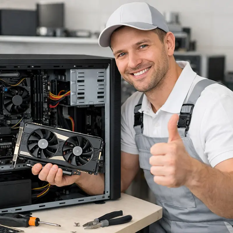 Замена видеокарты ПК в Климовске