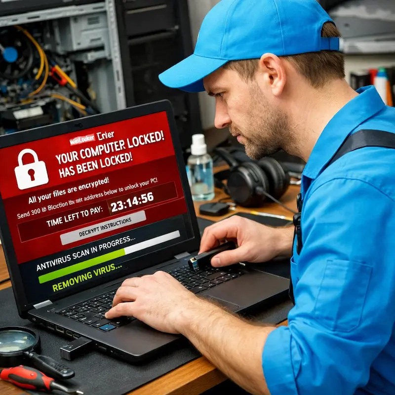 Удалить винлокер в Климовске